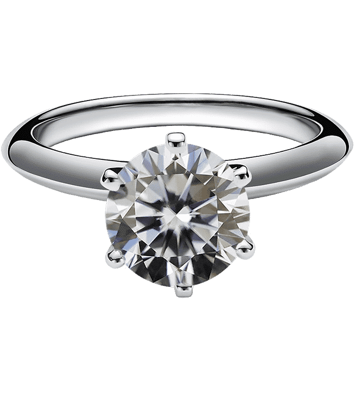 Acheter Bague de fiançailles de luxe en moissanite 3 carats pour femme, bague de fiançailles en argent sterling 100 % S925 plaqué platine, alliance de mariage GRA